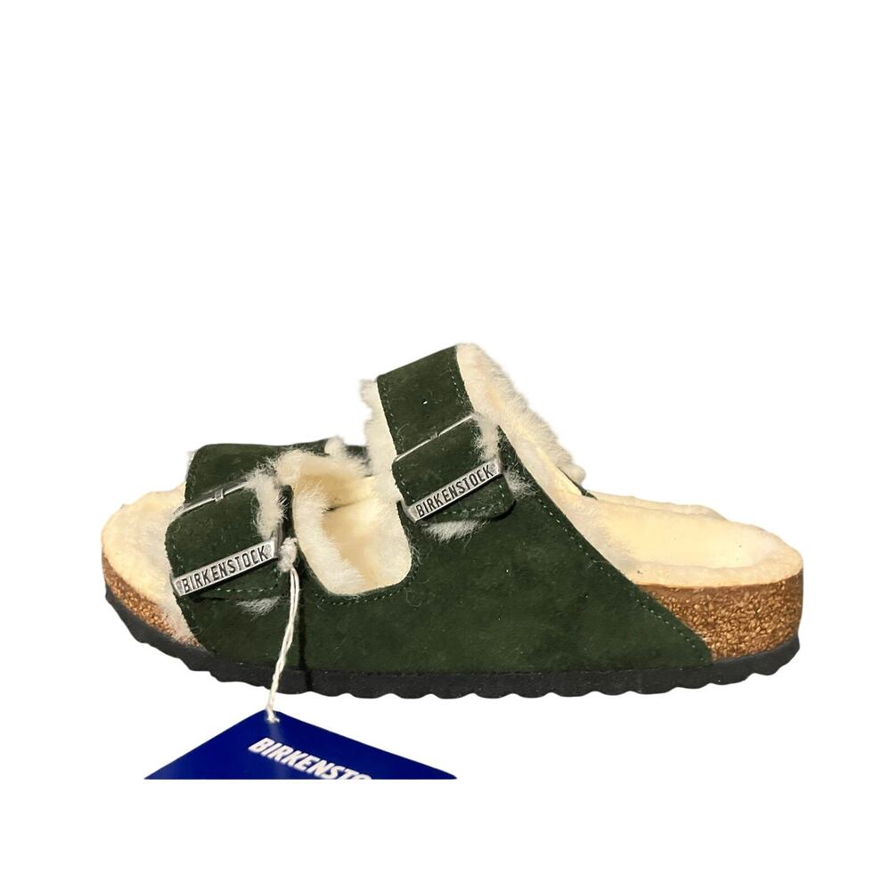 BIRKENSTOCK ARIZONA BIG BUCKLE HIGH SHINE PURPLE DUSK 38 L 7 Narrow Patent